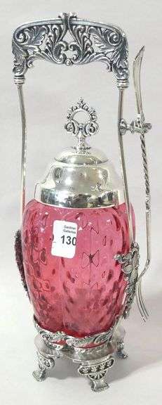 CRANBERRY PICKLE CRUET