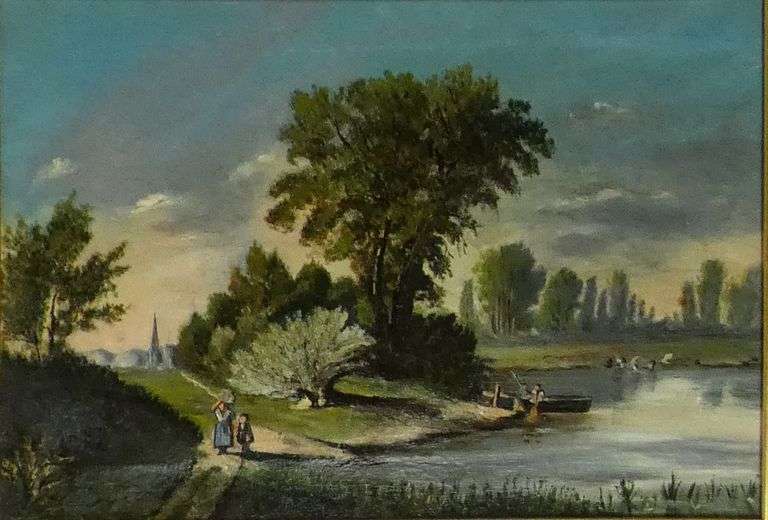 19TH CENTURY SCHOOL OIL PAINTING