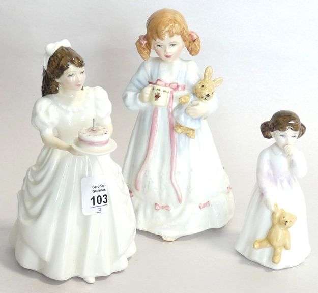 THREE ROYAL DOULTON FIGURINES
