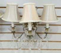 PAIR WALL SCONCES