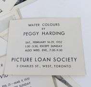 ART GALLERY EXHIBITION INVITATIONS CIRCA 1960'S