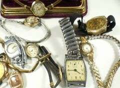 11 ANTIQUE/VINTAGE WRISTWATCHES