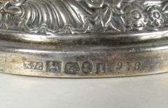 PAIR ANTIQUE STERLING CANDLESTICKS