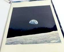 VINTAGE OMEGA "MOON CRATER" BOX WITH APOLLO PRINTS