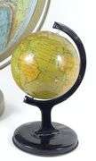TWO WORLD GLOBES