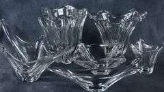 DAUM CRYSTAL VASES