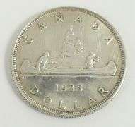 CANADIAN 1935 SILVER DOLLAR