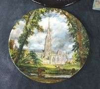 HAND-PAINTED, CERAMIC & IVOREX PLAQUES