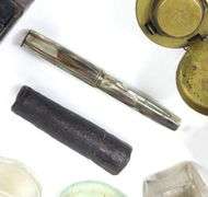 INKWELLS, TRAVEL VESTA CASE, ETC.