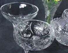 CRYSTAL BOWLS & VASES
