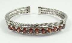 GARNET CUFF BRACELET