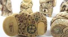 SET OF JAPANESE NETSUKES