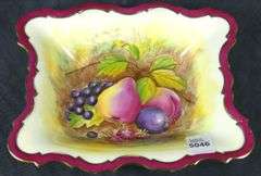 AYNSLEY "OLD ORCHARD" DISH