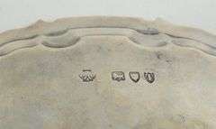 ENGLISH STERLING SILVER SALVER