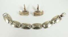 GERMAN DESIGNER BRACELET & CUFFLINKS