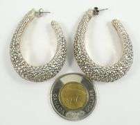 PAIR UNIQUE SILVER EARRINGS