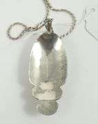 STERLING & TURQUOISE PENDANT NECKLACE