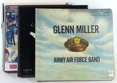 VINTAGE VINYL LP COLLECTION (GLENN MILLER, NAT KING COLE, CLASSICAL & POPULAR MUSIC)