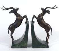 PAIR FIGURAL BOOKENDS