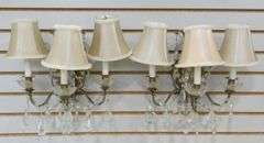 PAIR WALL SCONCES
