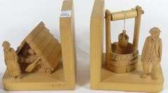 THREE SIGNED QUEBEC CARVINGS