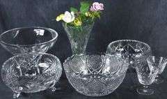 CRYSTAL BOWLS & VASES