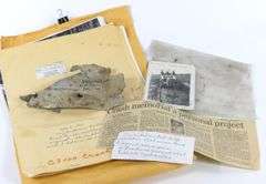 FRAGMENT FROM THE SECRET FIGHTER JET CF-100 AVRO CANUCK