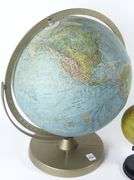 TWO WORLD GLOBES