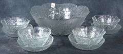SCANDINAVIAN GLASS SALAD SET
