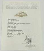 CERTIFIED PEARL & GOLD PENDANT