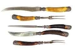 STAGHORN CARVING SET