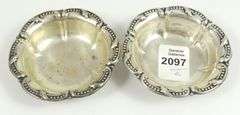 PAIR STERLING DISHES