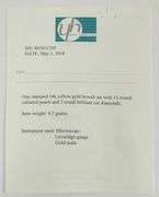 CERTIFIED PEARL & GOLD PENDANT