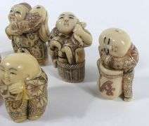 SET OF JAPANESE NETSUKES