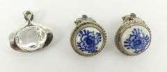 ANTIQUE CONTINENTAL SILVER JEWELLERY