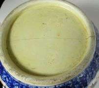 ANTIQUE PORCELAIN JARDINIERE