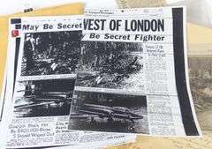 FRAGMENT FROM THE SECRET FIGHTER JET CF-100 AVRO CANUCK