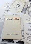 ART GALLERY EXHIBITION INVITATIONS CIRCA 1960'S