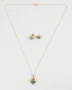 TOPAZ NECKLACE & EARRINGS