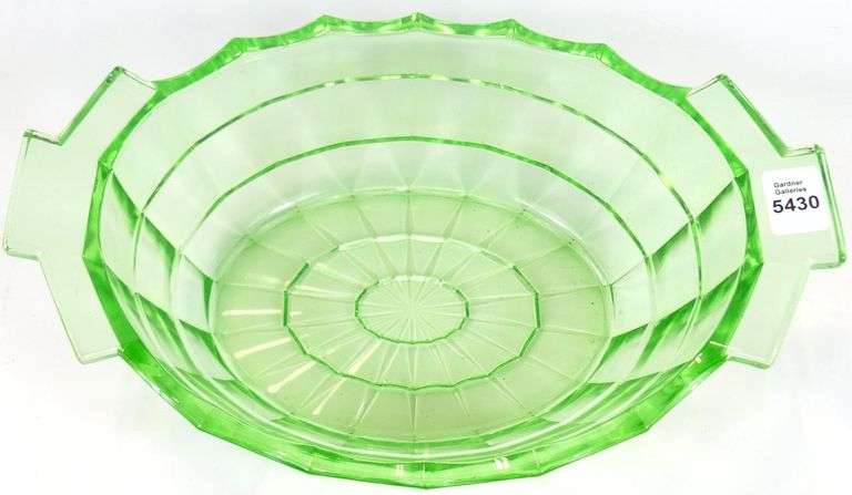URANIUM GLASS BOWL