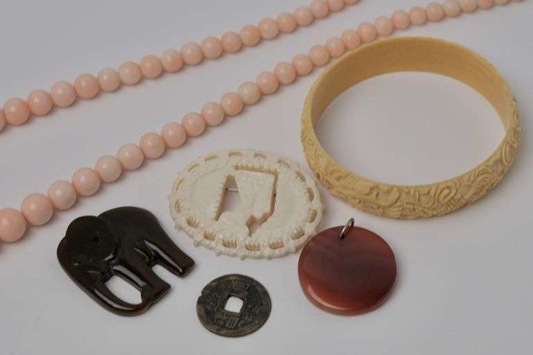 CORAL NECKLACE, ETC.