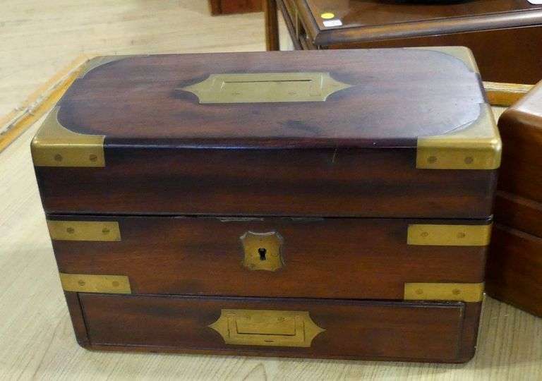 TWO WOODEN BOXES