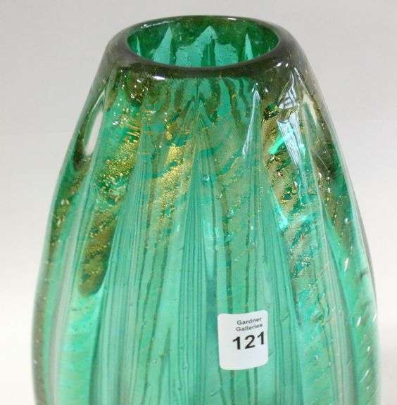 LARGE MURANO GLASS VASE