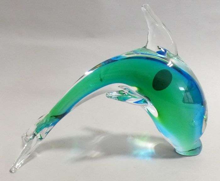 MURANO GLASS "DOLPHIN" SCULPTURE