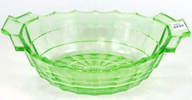 URANIUM GLASS BOWL