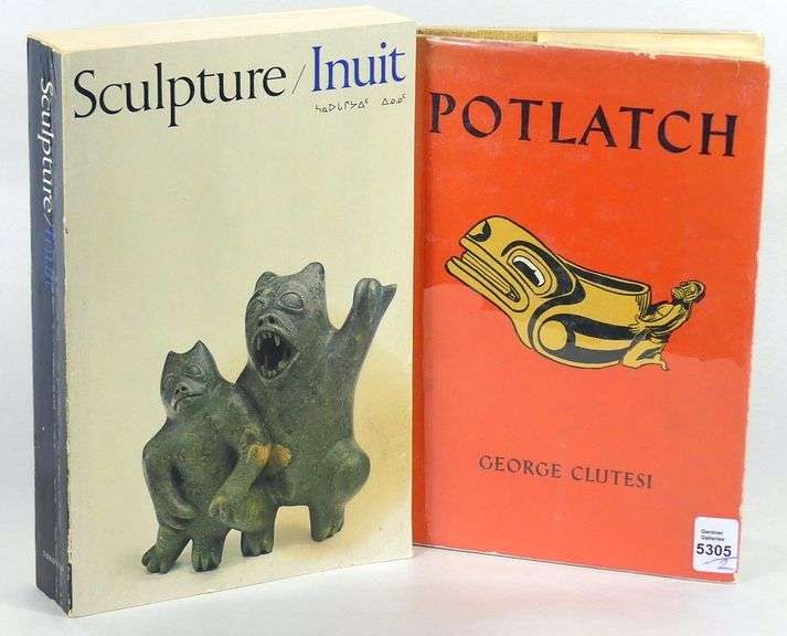 GEORGE CLUTESI & INUIT SCULPTURE BOOKS