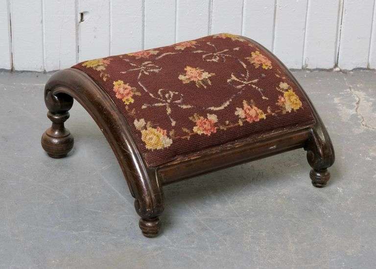 ANTIQUE FOOTSTOOL