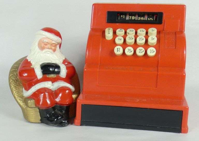 2 TOY BANKS IN BOXES