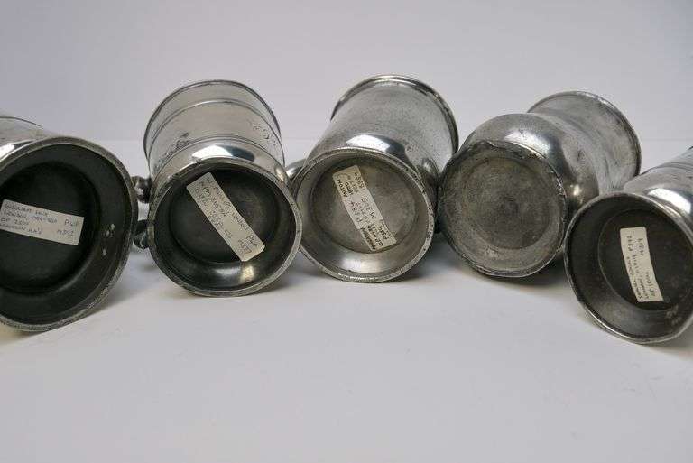 PEWTER TANKARDS