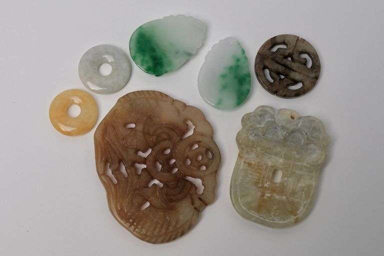 CHINESE STONE PENDANTS